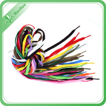 Colorful Good Quality Polyester Logo Printing Shoelace with Clip